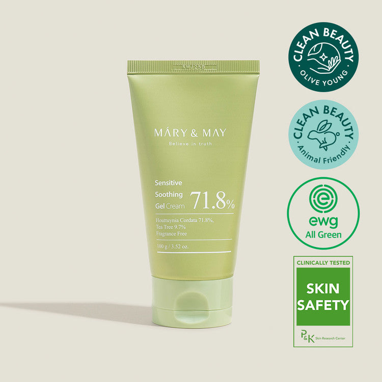 MARY & MAY Sensitive Soothing Gel Cream disponible sur Ma petite Coree, ton Eshop 100% K-beauty en direct de Seoul