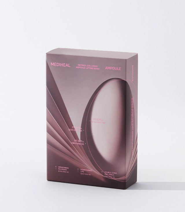 MEDIHEAL Retinol Collagen Ampoule Contour Mask 10 sheets