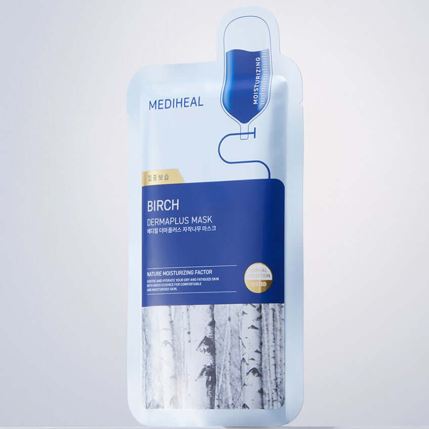 MEDIHEAL Derma Plus Birch Mask 10 Sheets