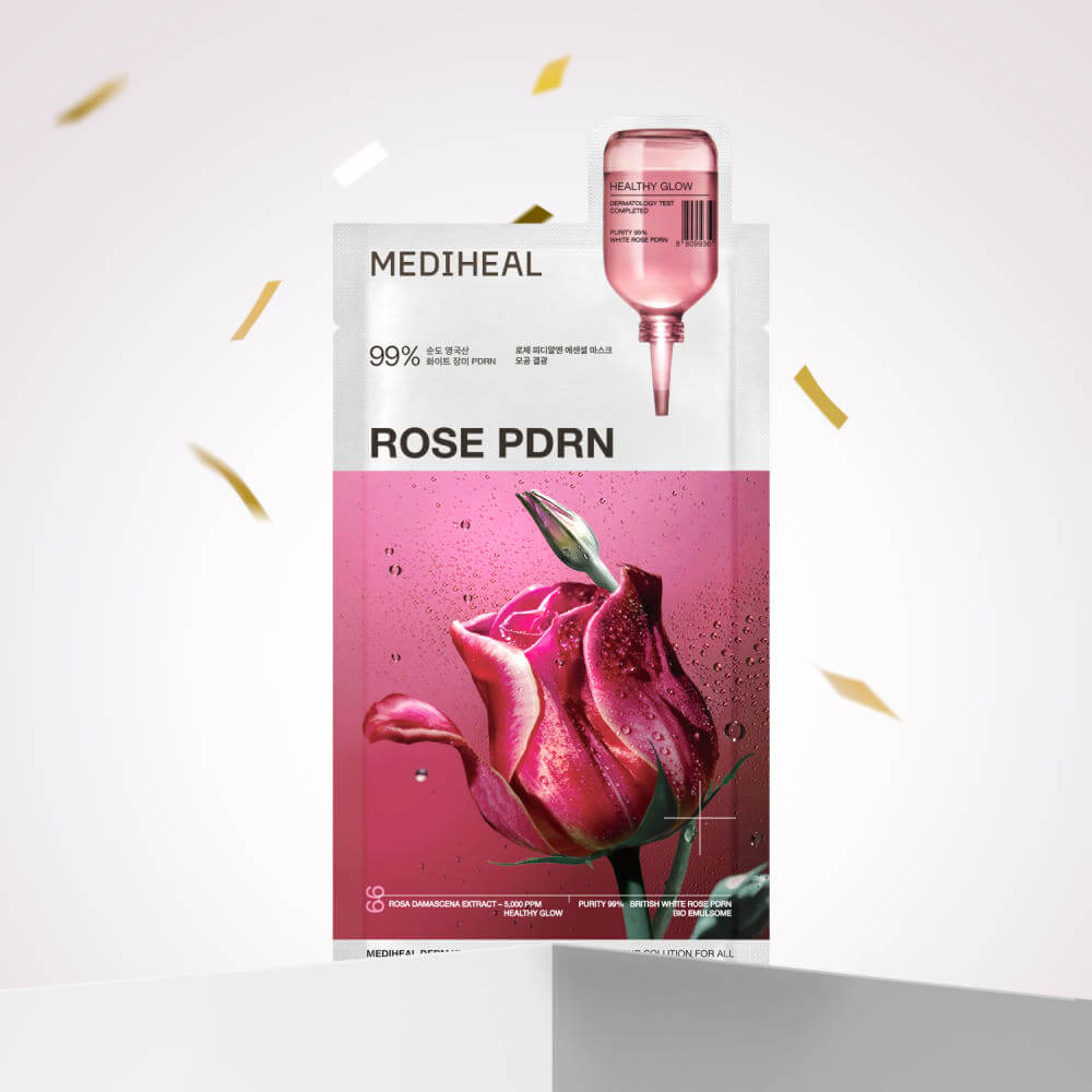 MEDIHEAL Essential Mask Rose PDRN 10 Sheets