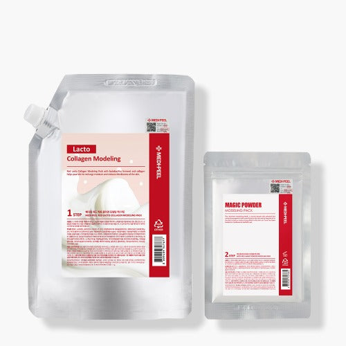 MEDIPEEL Red Lacto Collagen Modeling Pack Set 1kg (Modeling Pack+Powder) disponible sur Ma petite Coree, ton Eshop 100% K-beauty en direct de Seoul