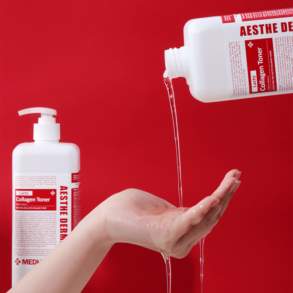 MEDIPEEL Red Lacto Collagen Toner 1000ml disponible sur Ma petite Coree, ton Eshop 100% K-beauty en direct de Seoul