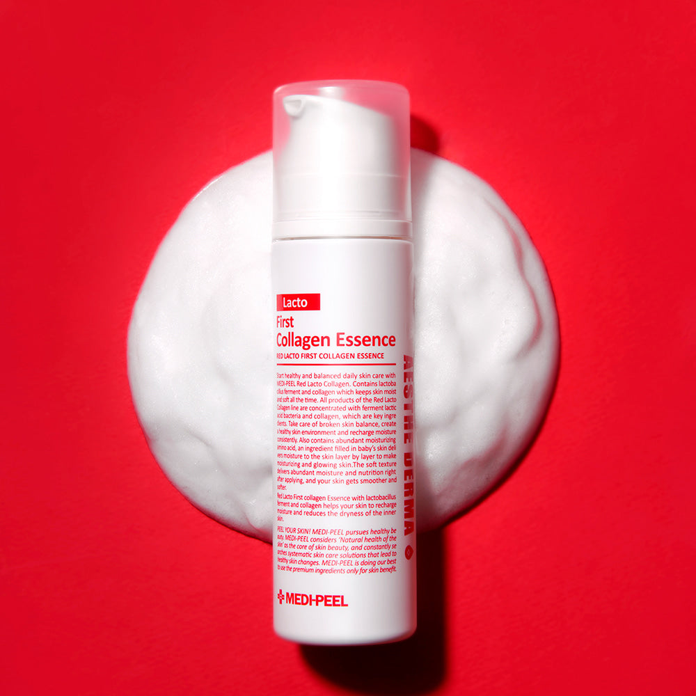 MEDIPEEL Red Lacto First Collagen Essence 140ml disponible sur Ma petite Coree, ton Eshop 100% K-beauty en direct de Seoul