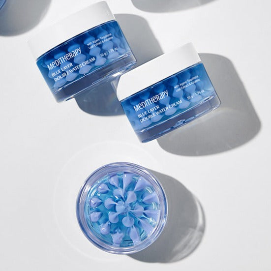 MEDITHERAPY Blue Layer Double Water Cream 50g disponible sur Ma petite Coree, ton Eshop 100% K-beauty en direct de Seoul
