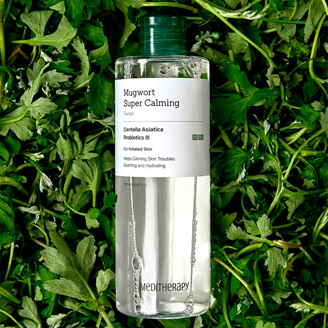 MEDITHERAPY Mugwort Super. Calming Toner 250ml disponible sur Ma petite Coree, ton Eshop 100% K-beauty en direct de Seoul
