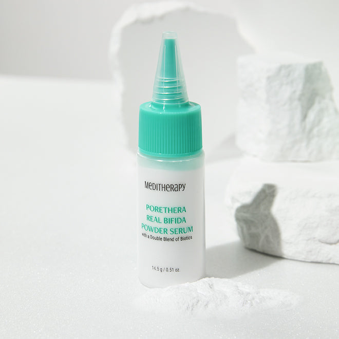 MEDITHERAPY Porethera Real Bifida Powder Serum 14.5g disponible sur Ma petite Coree, ton Eshop 100% K-beauty en direct de Seoul