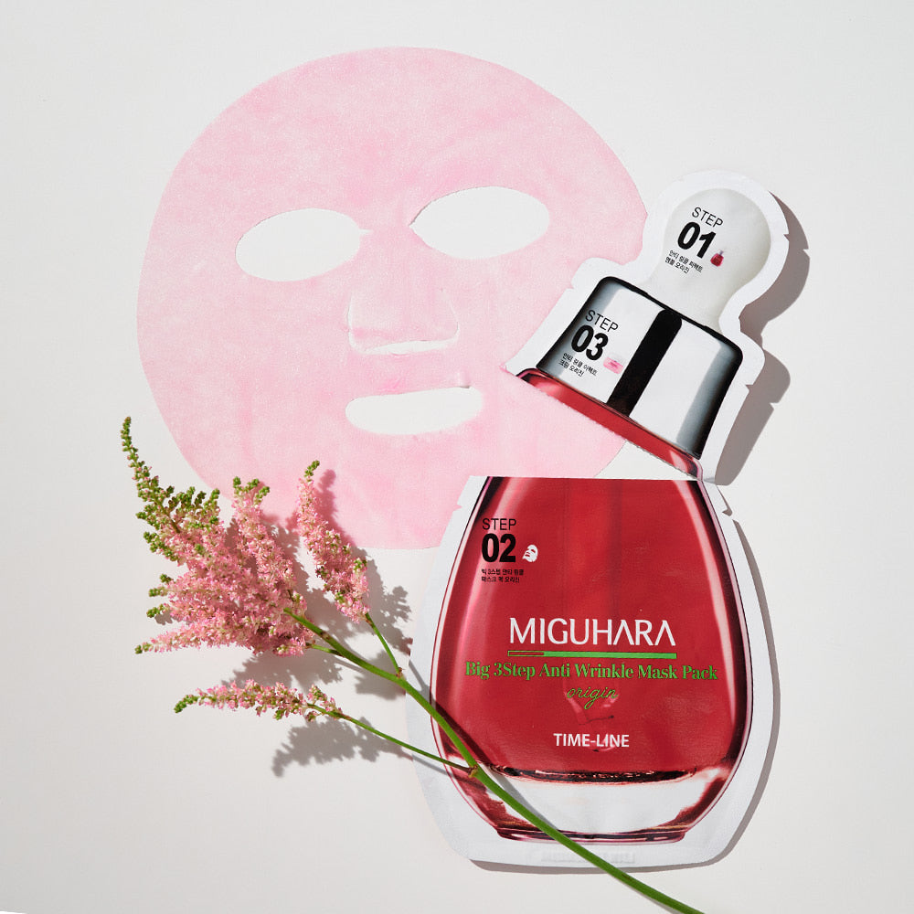 MIGUHARA Big 3Step Anti Wrinkle Mask Origin disponible sur Ma petite Coree, ton Eshop 100% K-beauty en direct de Seoul