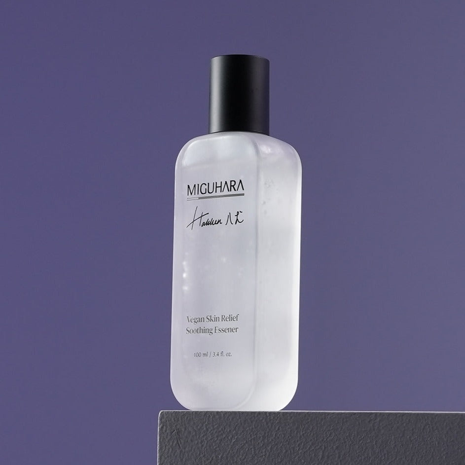 MIGUHARA Vegan Skin Relief Soothing Essener 100ml disponible sur Ma petite Coree, ton Eshop 100% K-beauty en direct de Seoul