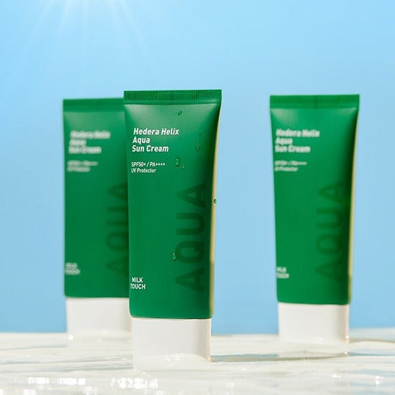 MILK TOUCH Hedera Helix Aqua Sun Cream 50ml disponible sur Ma petite Coree, ton Eshop 100% K-beauty en direct de Seoul