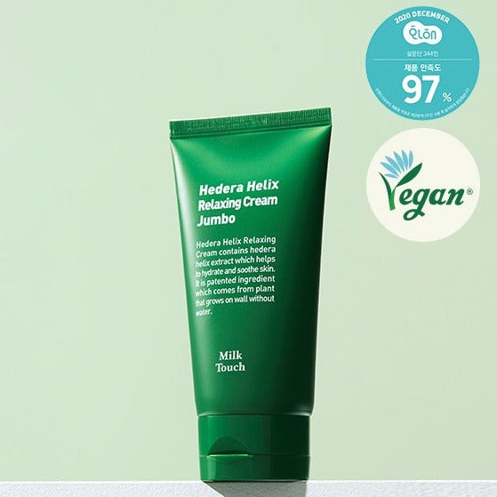MILK TOUCH Hedera Helix Relaxing Cream Jumbo 100ml disponible sur Ma petite Coree, ton Eshop 100% K-beauty en direct de Seoul
