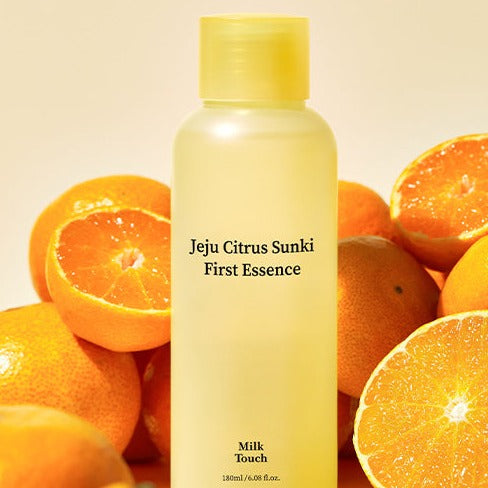 MILK TOUCH Jeju Citrus Sunki First Essence 180ml disponible sur Ma petite Coree, ton Eshop 100% K-beauty en direct de Seoul