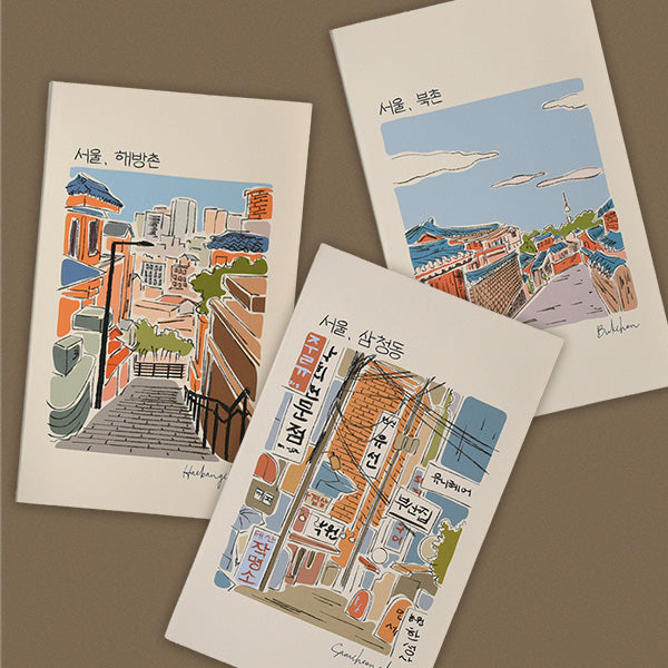 MONOLIKE Seoul Paperback Line Notebook disponible sur Ma petite Coree, ton Eshop 100% K-beauty en direct de Seoul