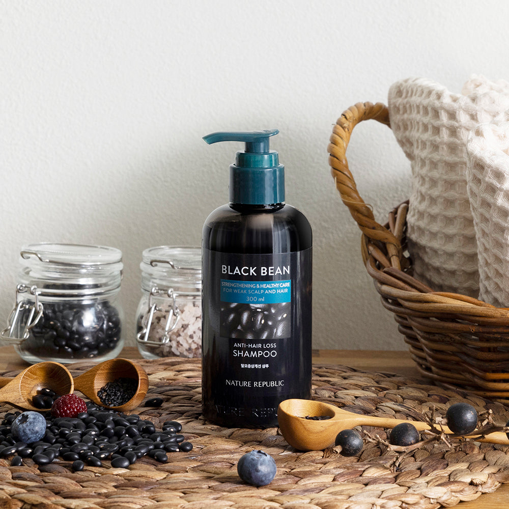 NATURE REPUBLIC Black Bean Anti Hair Loss Shampoo disponible sur Ma petite Coree, ton Eshop 100% K-beauty en direct de Seoul