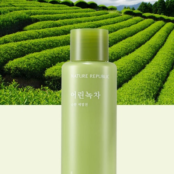 NATURE REPUBLIC Fresh Green Tea Emulsion 155ml disponible sur Ma petite Coree, ton Eshop 100% K-beauty en direct de Seoul