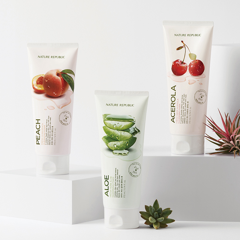 NATURE REPUBLIC Fresh Herb Foam Cleansing 170ml disponible sur Ma petite Coree, ton Eshop 100% K-beauty en direct de Seoul