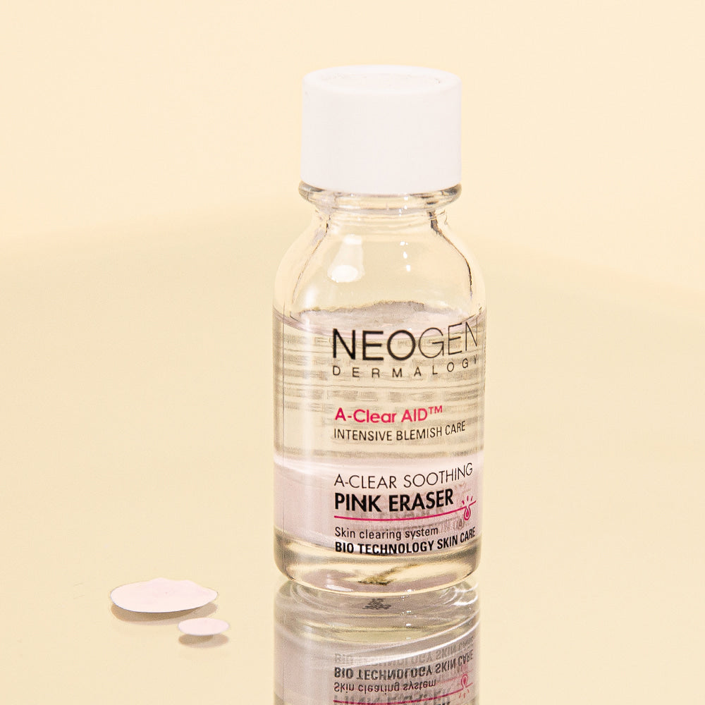 NEOGEN A Clear Soothing Pink Eraser 15ml disponible sur Ma petite Coree, ton Eshop 100% K-beauty en direct de Seoul