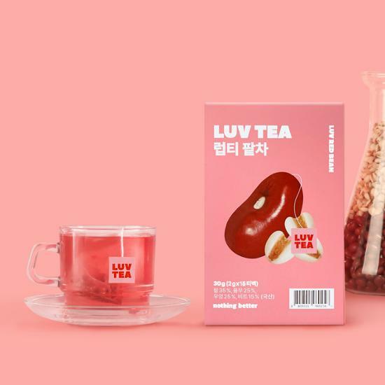 NOTHING BETTER Luv Tea Red Bean (x15) disponible sur Ma petite Coree, ton Eshop 100% K-beauty en direct de Seoul