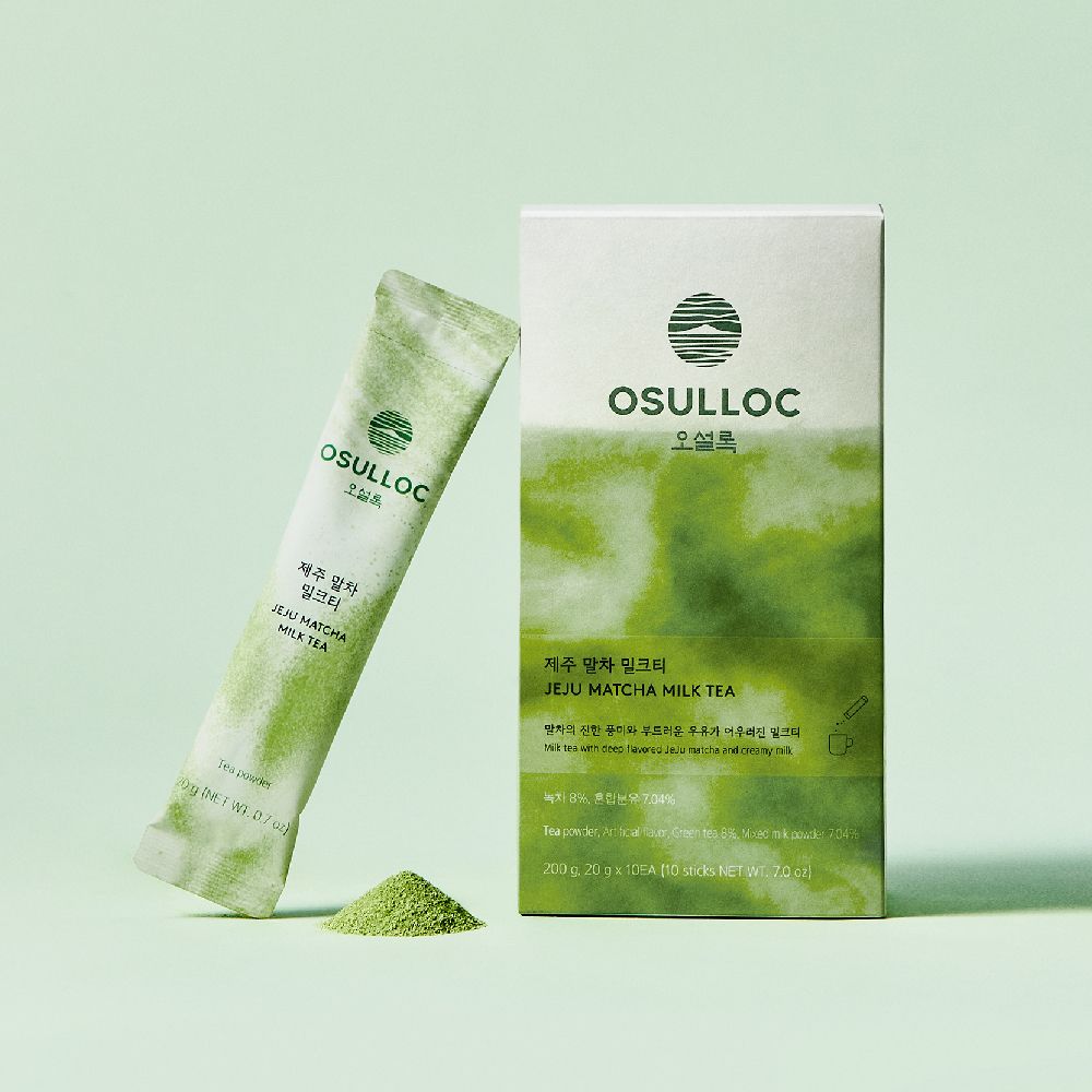 OSULLOC Jeju Matcha Milk Tea 10p disponible sur Ma petite Coree, ton Eshop 100% K-beauty en direct de Seoul