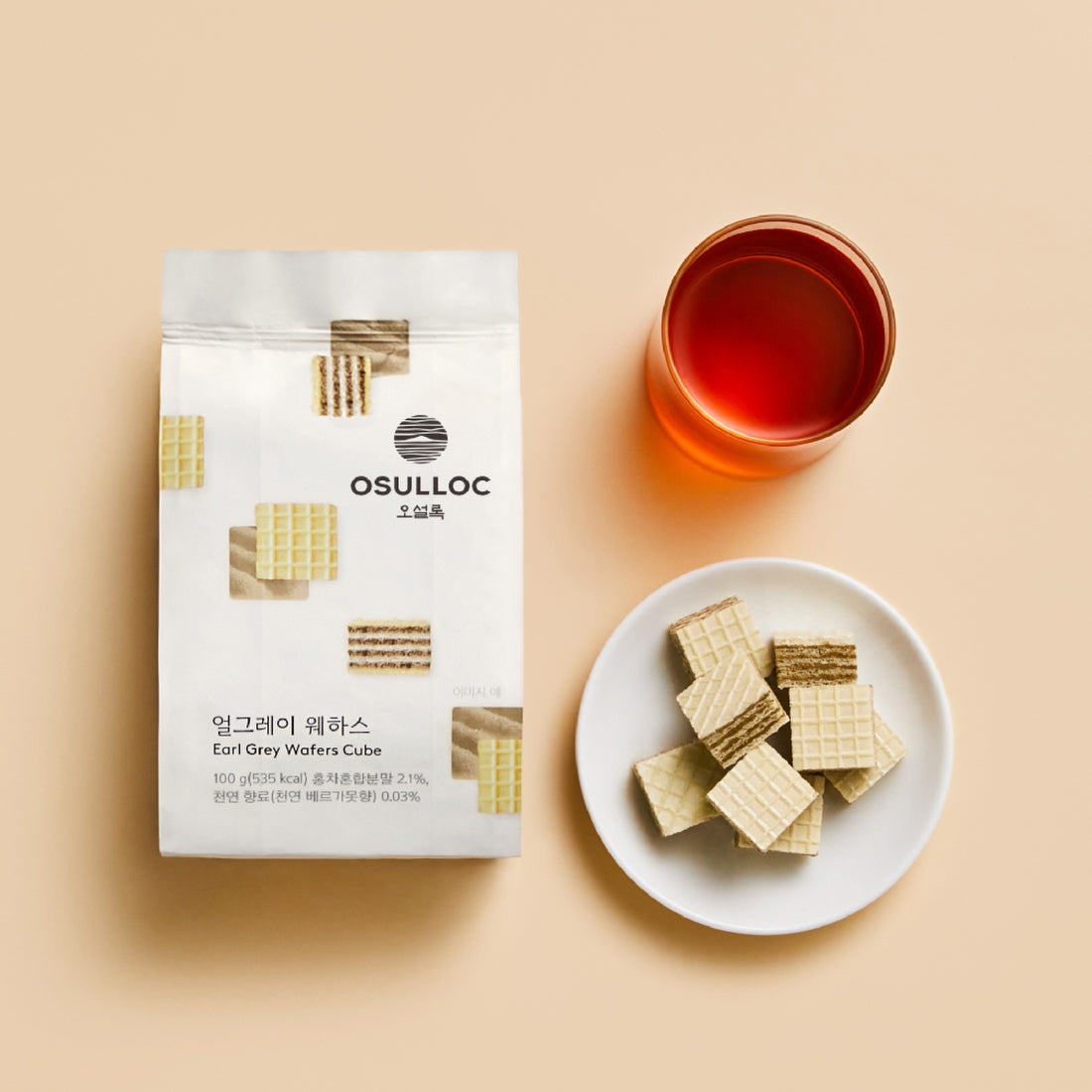 OSULLOC Earl Grey Wafers 100g