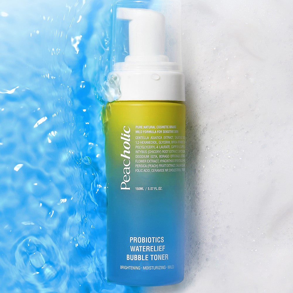 PEACHOLIC Probiotics Waterelief Bubble Toner 150ml disponible sur Ma petite Coree, ton Eshop 100% K-beauty en direct de Seoul