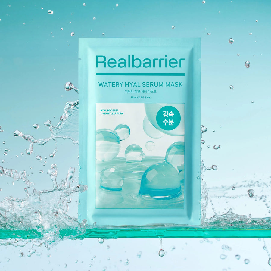 REAL BARRIER Watery Hyal Serum Mask 10 Sheets