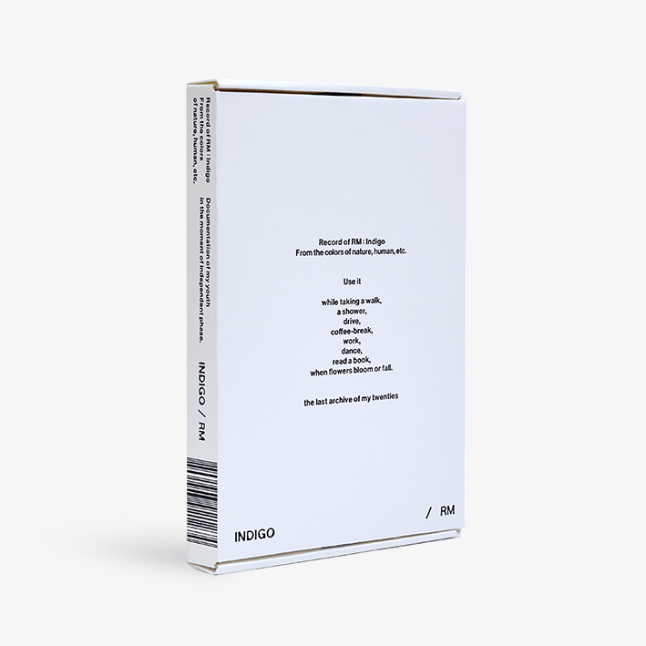 RM Indigo Album (Book Edition) disponible sur Ma petite Coree, ton Eshop 100% K-beauty en direct de Seoul