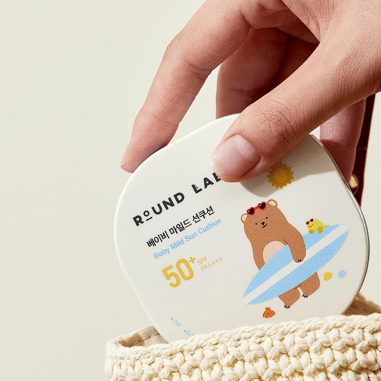ROUNDLAB Baby Mild Sun Cushion 16g disponible sur Ma petite Coree, ton Eshop 100% K-beauty en direct de Seoul