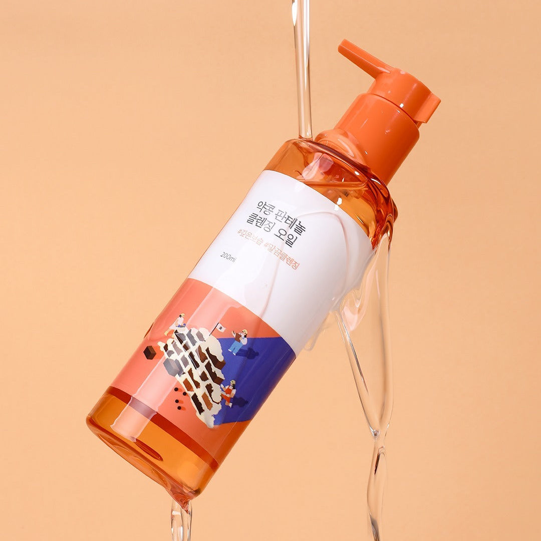 ROUNDLAB Yakkong Panthenol Cleansing oil 200ml disponible sur Ma petite Coree, ton Eshop 100% K-beauty en direct de Seoul