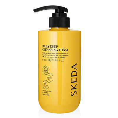 SKEDA Men's Daily Deep Cleansing Foam 500ml