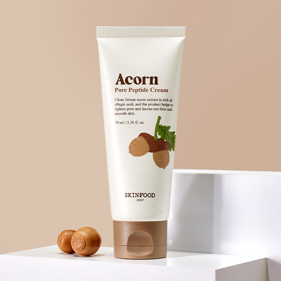 SKINFOOD Acorn Pore Peptide Cream 70ml disponible sur Ma petite Coree, ton Eshop 100% K-beauty en direct de Seoul