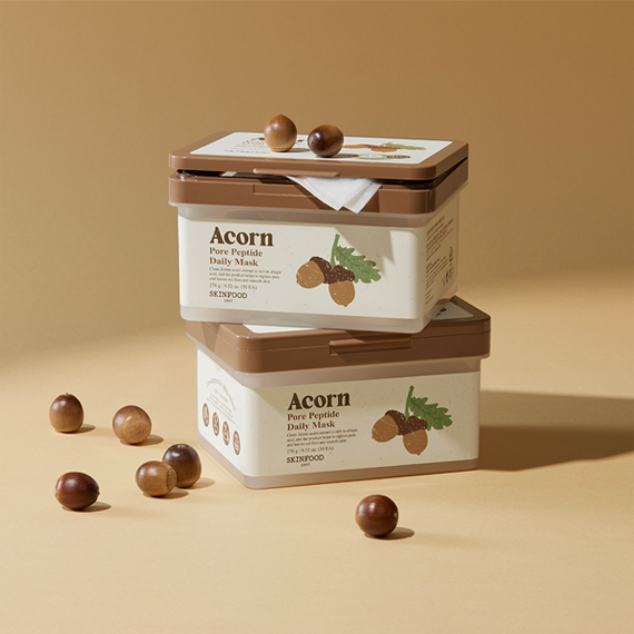SKINFOOD Acorn Pore Peptide Daily Mask 30p 270g disponible sur Ma petite Coree, ton Eshop 100% K-beauty en direct de Seoul