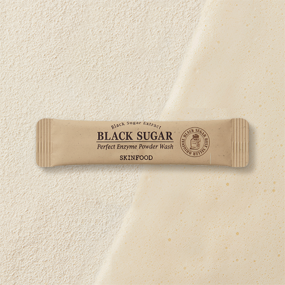 SKINFOOD Black Sugar Perfect Enzyme Powder Wash 1.2gx30 disponible sur Ma petite Coree, ton Eshop 100% K-beauty en direct de Seoul