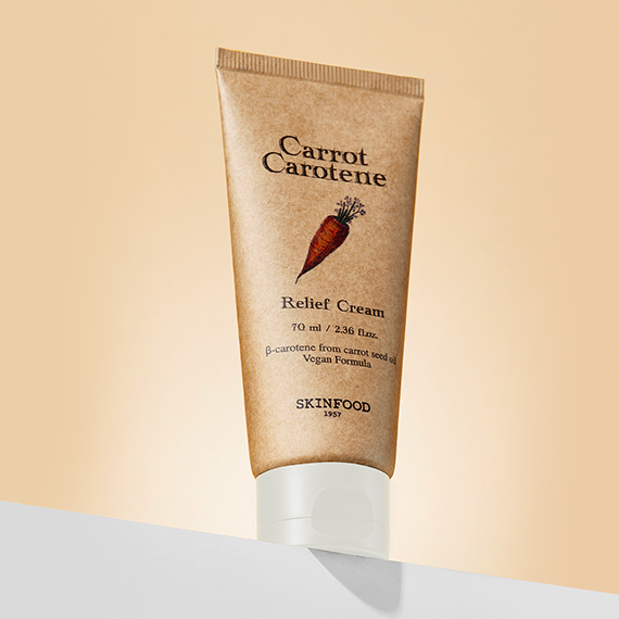 SKINFOOD Carrot Carotene Relief Cream 70ml disponible sur Ma petite Coree, ton Eshop 100% K-beauty en direct de Seoul