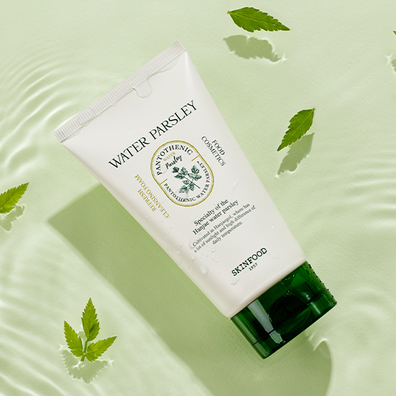 SKINFOOD Pantothenic Water Parsley Refresh Cleansing Foam 150ml disponible sur Ma petite Coree, ton Eshop 100% K-beauty en direct de Seoul