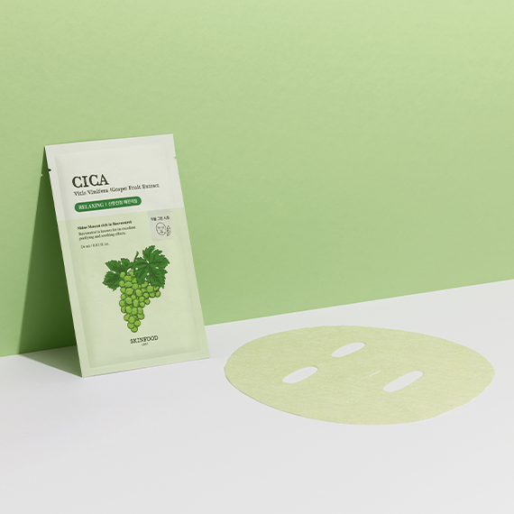 SKINFOOD Shine Muscat Cica Mask disponible sur Ma petite Coree, ton Eshop 100% K-beauty en direct de Seoul