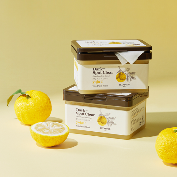 SKINFOOD Yuja C Vita Daily Mask 30p 270g disponible sur Ma petite Coree, ton Eshop 100% K-beauty en direct de Seoul