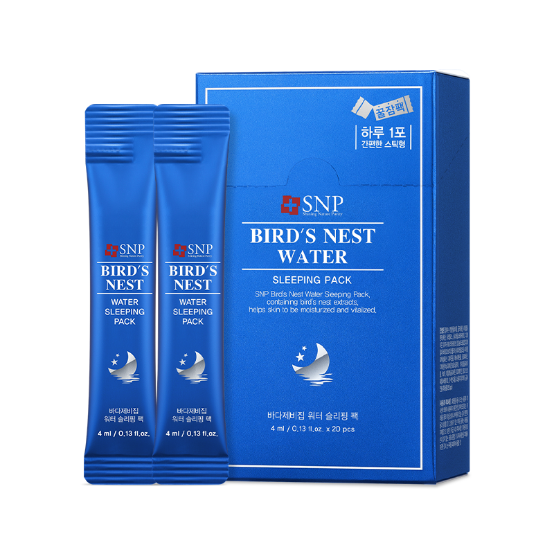 SNP BEAUTY Bird's Nest Water Sleeping Pack 4ml*20ea