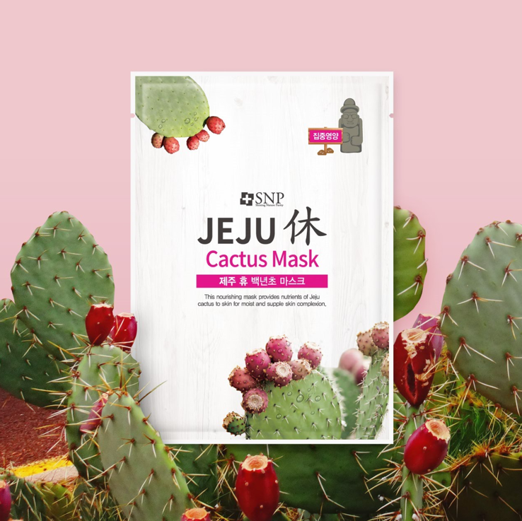 SNP BEAUTY Jeju Rest Green Tea Mask 22ml*10ea