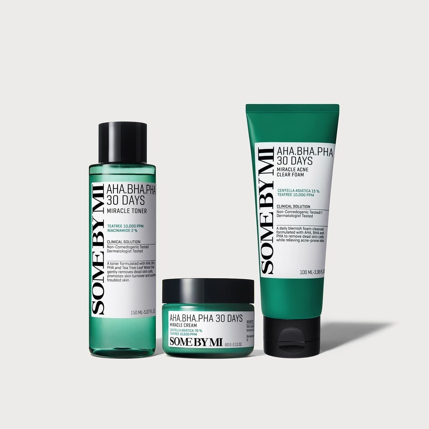 SOME BY MI Miracle Best Set (Foam+Toner+Cream) disponible sur Ma petite Coree, ton Eshop 100% K-beauty en direct de Seoul