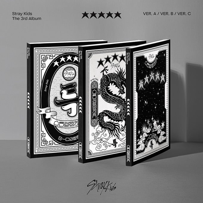 Stray Kids 3ème Album Carte Photo Officielle 5 Étoiles