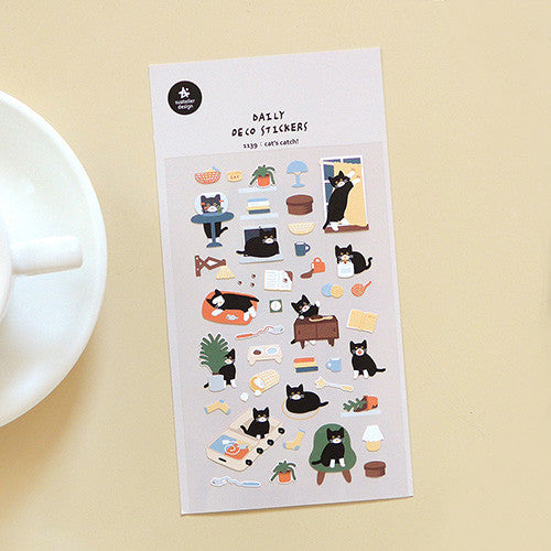 SUATELIER Cat's Catch! Stickers disponible sur Ma petite Coree, ton Eshop 100% K-beauty en direct de Seoul
