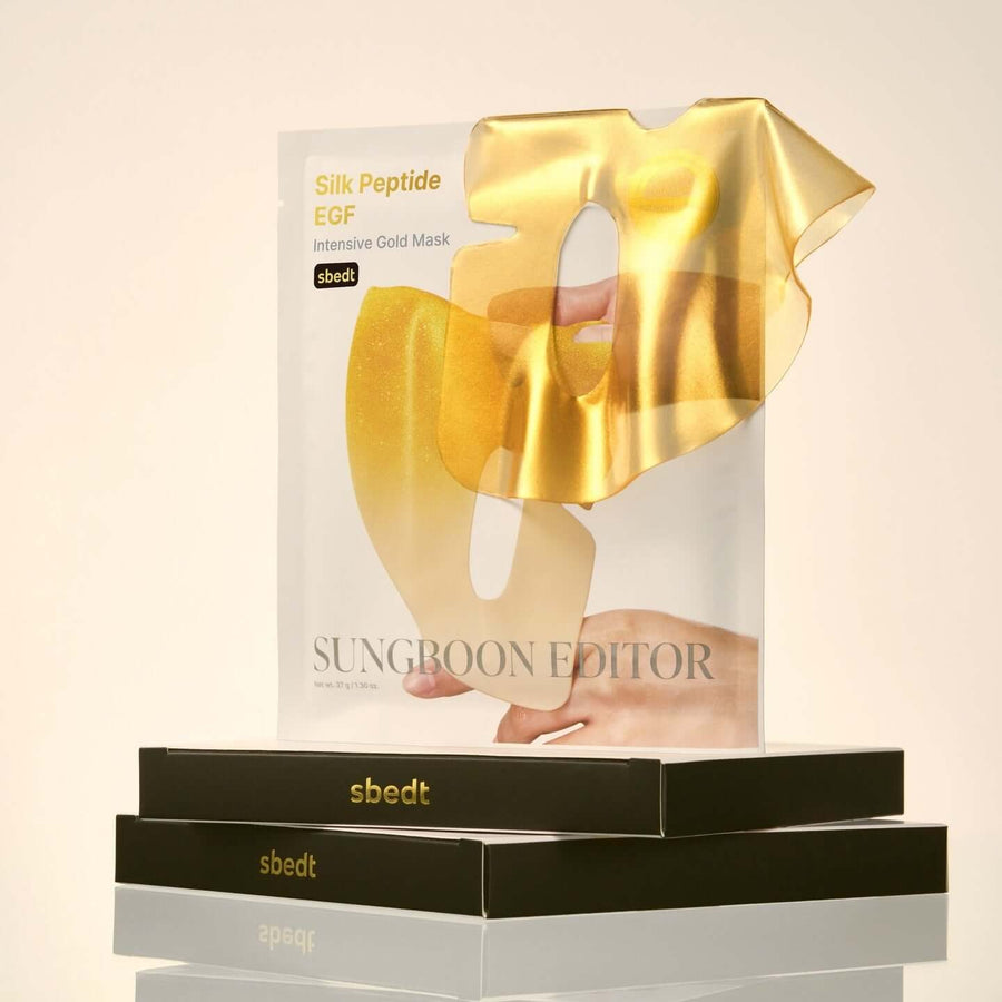 SUNGBOONEDITOR Silk Peptide EGF Intensive Gold Mask 4sheets