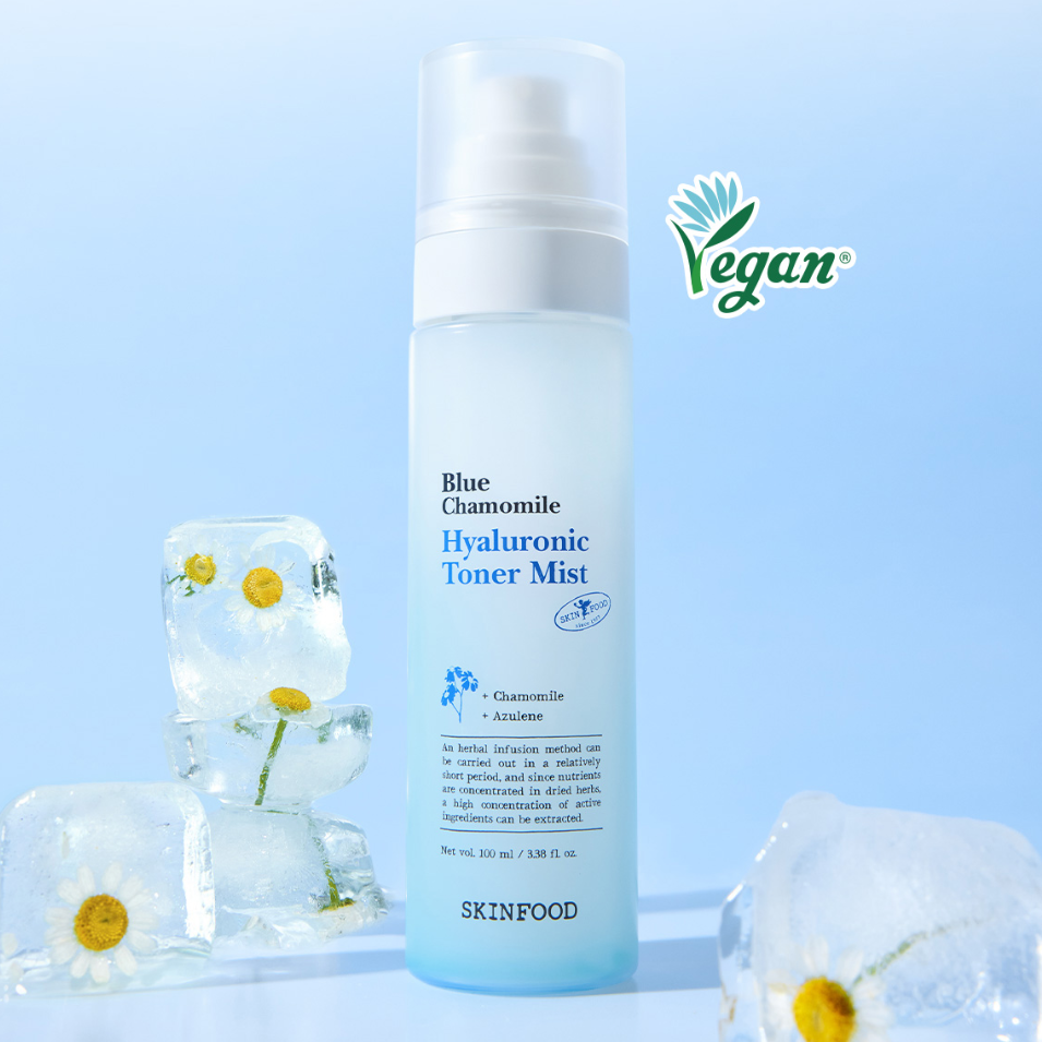 SKINFOOD Blue Chamomile Hyaluronic Toner Mist 100ml