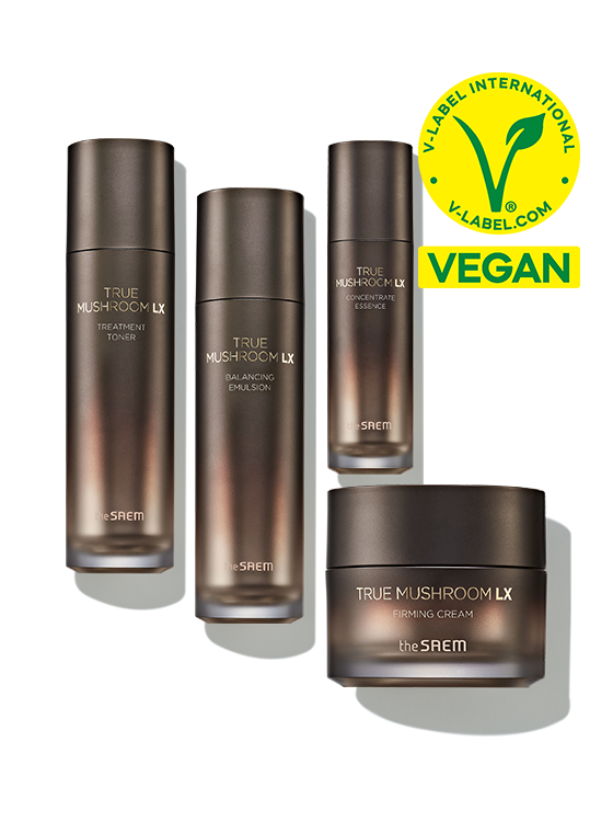 THE SAEM True Mushroom LX 3 Set (Toner+Emulsion+Cream)