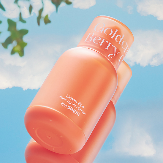 THE SAEM Urban Eco Golden Berry C Tone Up Sun Cream 50ml disponible sur Ma petite Coree, ton Eshop 100% K-beauty en direct de Seoul