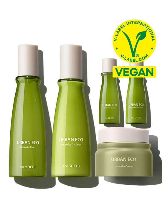 THE SAEM Urban Eco Harakeke Skincare 3 Set (Toner+Emulsion+Cream) disponible sur Ma petite Coree, ton Eshop 100% K-beauty en direct de Seoul