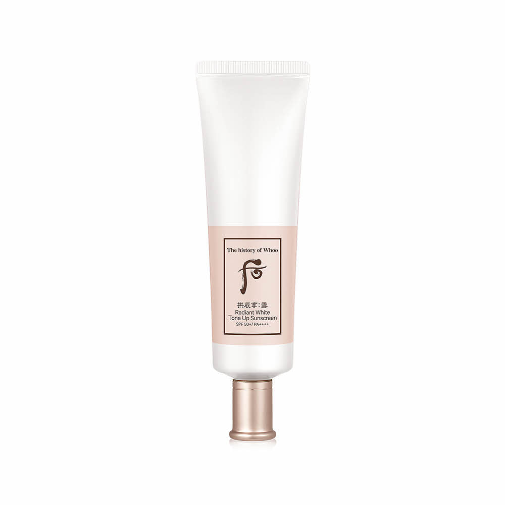 THE WHOO Radiant White Tone-up Sunscreen SPF0+PA++++50ml disponible sur Ma petite Coree, ton Eshop 100% K-beauty en direct de Seoul