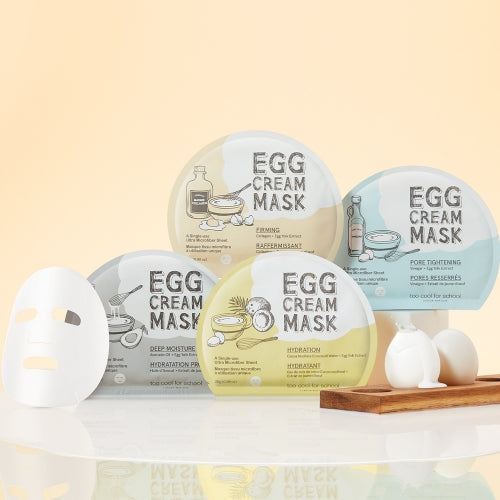 TOO COOL FOR SCHOOL Egg Cream Mask disponible sur Ma petite Coree, ton Eshop 100% K-beauty en direct de Seoul