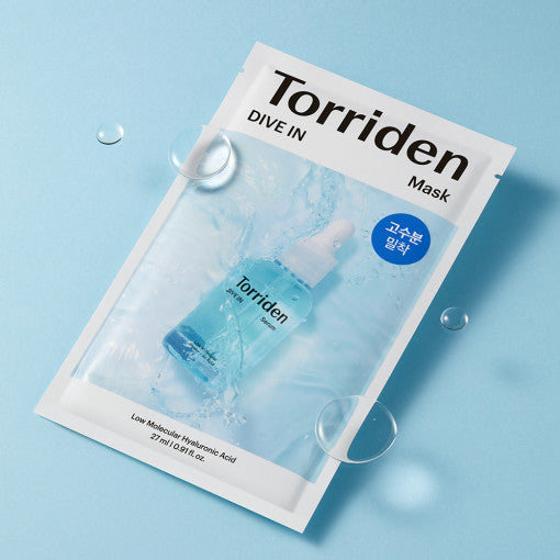 TORRIDEN Dive In Low Molecular Hyaluronic Acid Mask disponible sur Ma petite Coree, ton Eshop 100% K-beauty en direct de Seoul