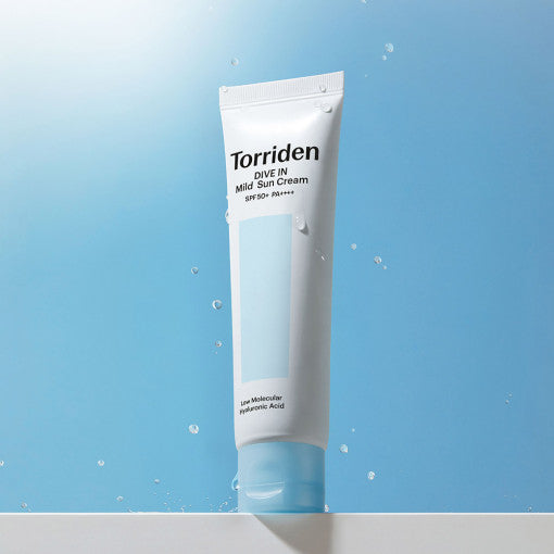 TORRIDEN Dive In Low Molecular Hyaluronic Acid Mild Sun Cream SPF 50+ PA++++ 60ml disponible sur Ma petite Coree, ton Eshop 100% K-beauty en direct de Seoul